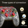 PS3 / PS4 Dual Vibration Wireless Gamepad With RGB Lights (Red) - Image 10