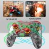 PS3 / PS4 Dual Vibration Wireless Gamepad With RGB Lights (Red) - Image 14