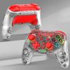 PS3 / PS4 Dual Vibration Wireless Gamepad With RGB Lights (Red) - Image 4