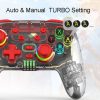 PS3 / PS4 Dual Vibration Wireless Gamepad With RGB Lights (Red) - Image 5