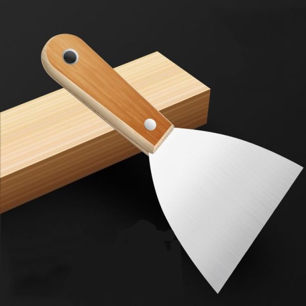 4 inch Stainless Steel Mirror Finish Putty Knife Trowel Cleaning Trowel Painting Tools - Image 2
