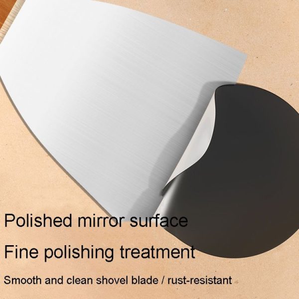 4 inch Stainless Steel Mirror Finish Putty Knife Trowel Cleaning Trowel Painting Tools - Image 5