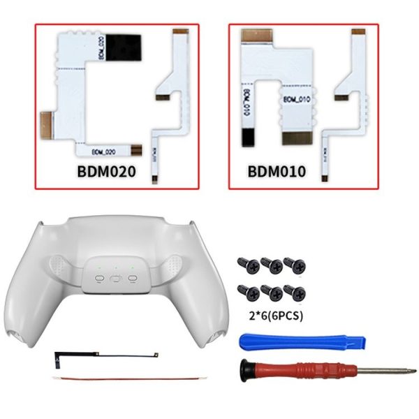 PS5 Dual Back Clip Button Programmable Keys DIY Kit (White) - Image 3