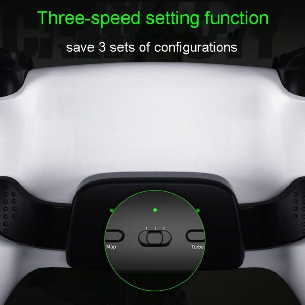 PS5 Dual Back Clip Button Programmable Keys DIY Kit (White) - Image 5