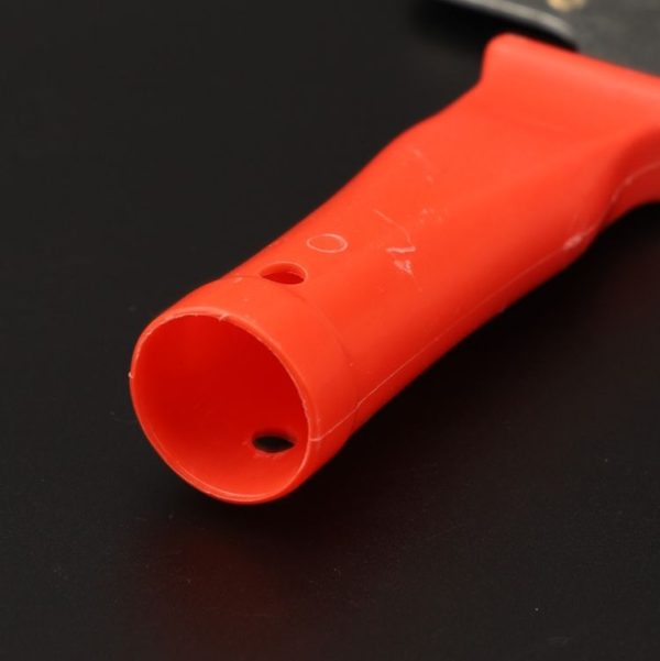 Iron Head Plastic Handle Scraper Cleaner for Glass Window Tile Floor Ice Wall Paint (Red) - Image 5