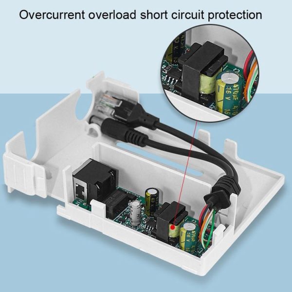 POE-4812FG 48V To 12V Isolated Standard POE Splitter Outdoor Monitoring Waterproof Power Supply Module - Image 5