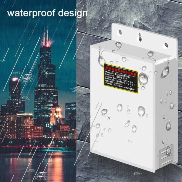 POE-4812FG 48V To 12V Isolated Standard POE Splitter Outdoor Monitoring Waterproof Power Supply Module - Image 7