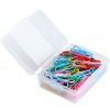 Deli 0024 100 pcs / box 2.8cm File Classification and Storage Color Paper Clips