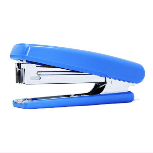 Deli 0222 10 Portable Metal Stapler With Staple Remover Labor Saving Stapler (Blue)
