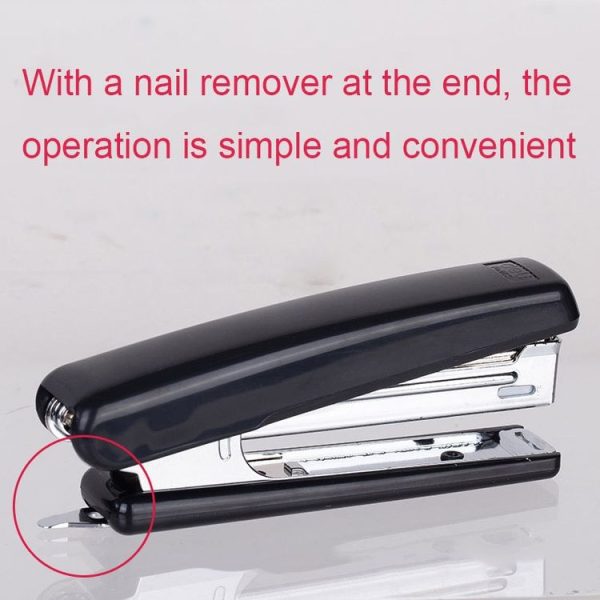 Deli 0222 10 Portable Metal Stapler With Staple Remover Labor Saving Stapler (Blue) - Image 6