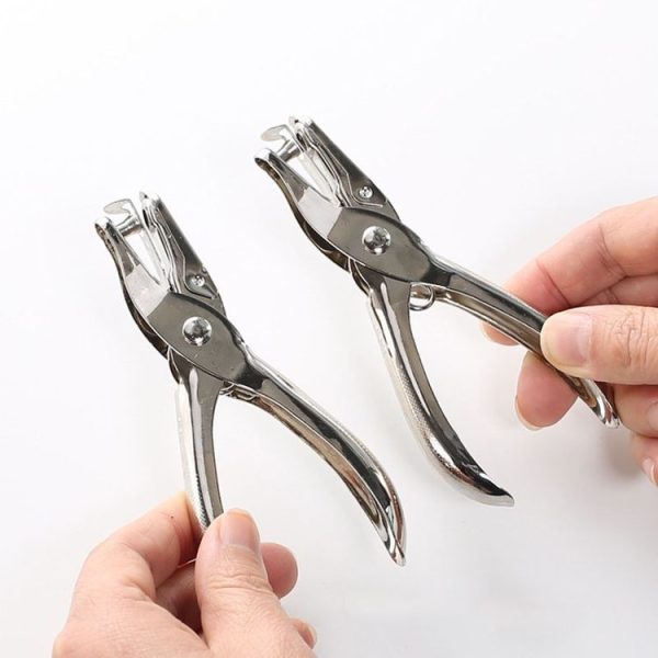 Deli 0114 Single Hole Punching Pliers Manual Mini Round Hole Paper Puncher (130x11x57mm) - Image 6