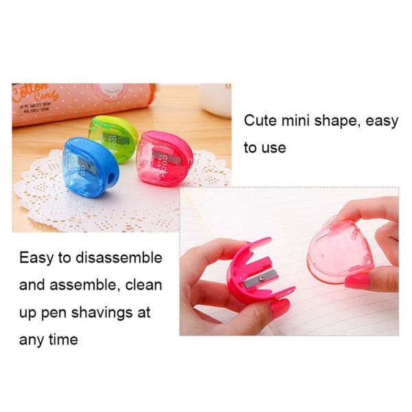 Deli 0578 Mini Cute Non-slip Pencil Sharpener Children Pencil Sharpener (Random Color Delivery) - Image 4