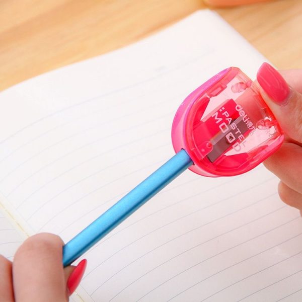 Deli 0578 Mini Cute Non-slip Pencil Sharpener Children Pencil Sharpener (Random Color Delivery) - Image 6