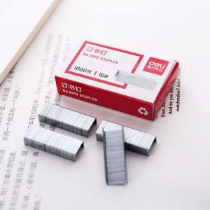 Deli 0010 10 1000pcs / box Portable Booking Machine Staples