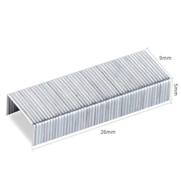 Deli 0010 10 1000pcs / box Portable Booking Machine Staples - Image 3