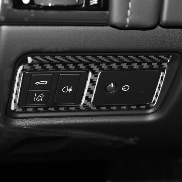 Jaguar F-TYPE 2013+ Left And Right Drive Universal Headlight Switch Decorative Sticker (Black) - Image 6