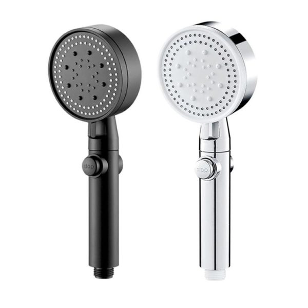 Pressurized Shower Water Heater Handheld Multifunction 6-speed Nozzle, Color: Silver - Image 2