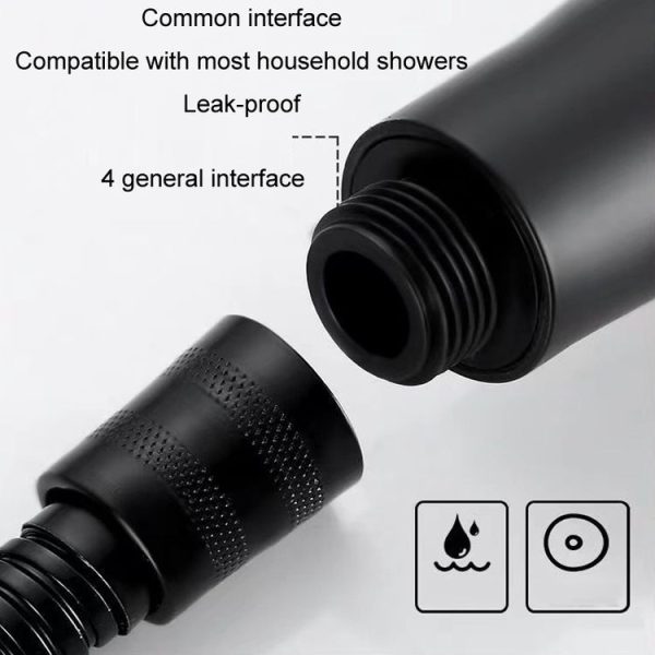Pressurized Shower Water Heater Handheld Multifunction 6-speed Nozzle, Color: Silver - Image 4