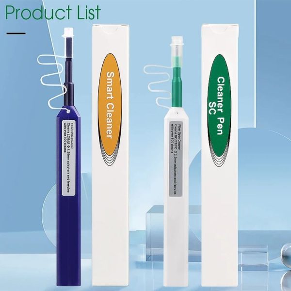 2pcs / Set Fiber Optic Cleaning Pen Endface Cleaner Fiber Optic Cleaning Tool for 1.25mm LC / Mu and 2.5mm SC / ST / FC (SC+LC) - Image 10