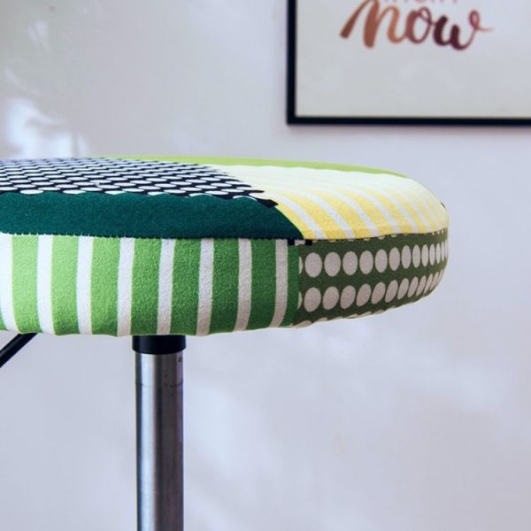 Elastic Printing Round Stool Sleeve Round Stool Chair Cover Bar Stool Cover, Size: Diameter 30-34cm Available (Intersection Space) - Image 6