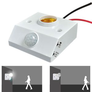 YX-425B AC85-265V Infrared Human Body Induction E27 Screw LED Lamp Holder (Adjustable)