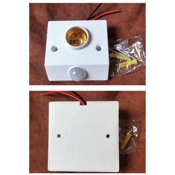 YX-425B AC85-265V Infrared Human Body Induction E27 Screw LED Lamp Holder (Adjustable) - Image 8