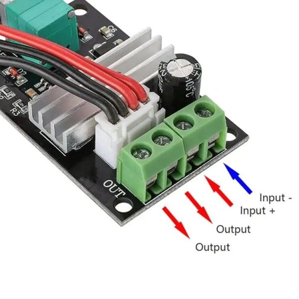 DC 6-28V 3A PWM Speed Adjustable Reversible Switch DC Motor Driver Reversing - Image 4