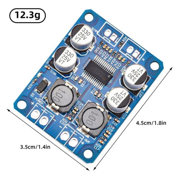 TPA3118 PBTL 8-24V Mono Digital Amplifier Board 60W - Image 4