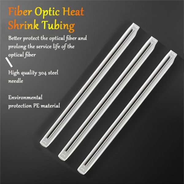 100pcs / pack 60mm Single Pin Optical Fiber Heat Shrinkable Tube Optical Hot Melt Tube - Image 2