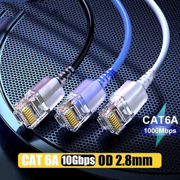 SAMZHE Cat6A Ethernet Cable UTP Network Patch Cable 0.5m (Black) - Image 2