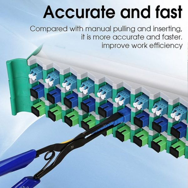 COMPTYCO VCFS-18 SC / LC Fiber Optic Connector Plug And Clamp Pull Tools Flange Long Nozzle Clip - Image 3