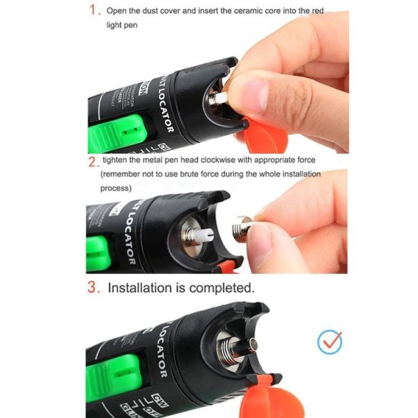 10pcs Metal Head Connector Replacement Parts For Fiber Optic Visual Fault Locator - Image 5
