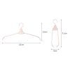 Plastic Travel Folding Hanger Portable Clothes Wide Shoulder Traceless Drying Rack (Gray) - Image 2