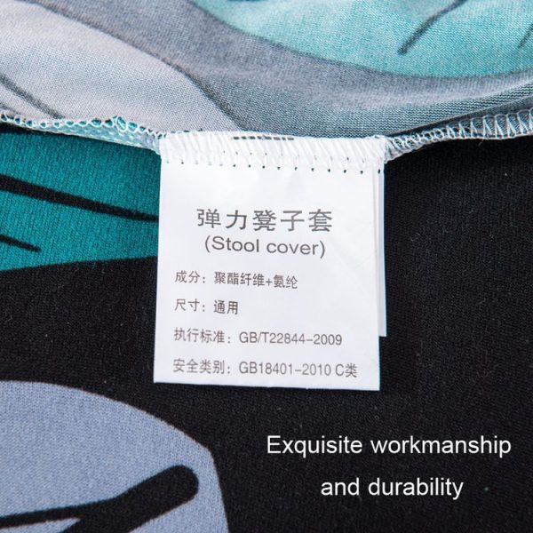 Cushion Cover+Back Cover Stretch Split Chair Cover Computer Chair Sleeve Office Desk Chair Cover (Maze Grey) - Image 6