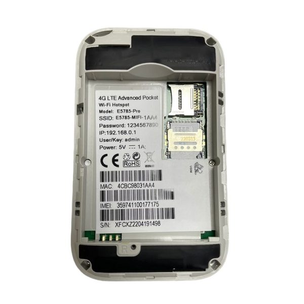 E5785-PRO Eurasian Edition 4G Mobile WIFI Pocket Hotspot LCD Sim Card Router - Image 4