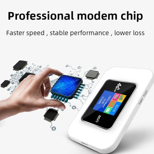 E5785-PRO Eurasian Edition 4G Mobile WIFI Pocket Hotspot LCD Sim Card Router - Image 7