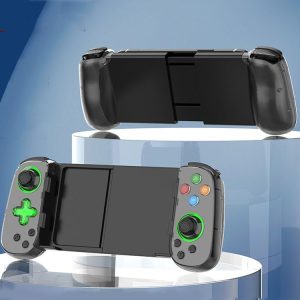 D7 BT5.0 Retractable Gamepad With Light For PC / Android / IPhone / Win7 10 11 / Mac OS / Switch (Black)