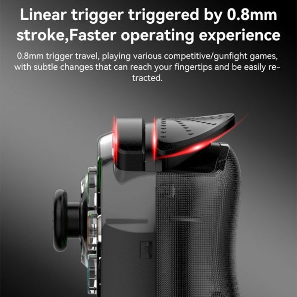 D7 BT5.0 Retractable Gamepad With Light For PC / Android / IPhone / Win7 10 11 / Mac OS / Switch (Black) - Image 11
