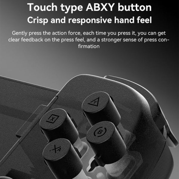 D6 Bluetooth Retractable Gamepad Dual Hall Six-Axis Somatosensory For Android / IPhone / Switch (Black) - Image 12