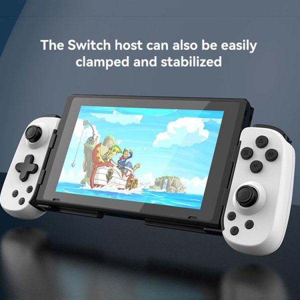 D6 Bluetooth Retractable Gamepad Dual Hall Six-Axis Somatosensory For Android / IPhone / Switch (Black) - Image 14