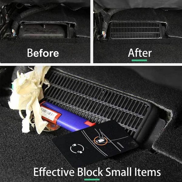 Tesla Model Y Buckle Model Protective Cover for Air Outlet Under Car Seat Air Conditioning Air Intake Filter - Image 4