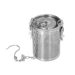 7x9cm 304 Stainless Steel Brine Basket Tea Residue Ball Soup Material Box