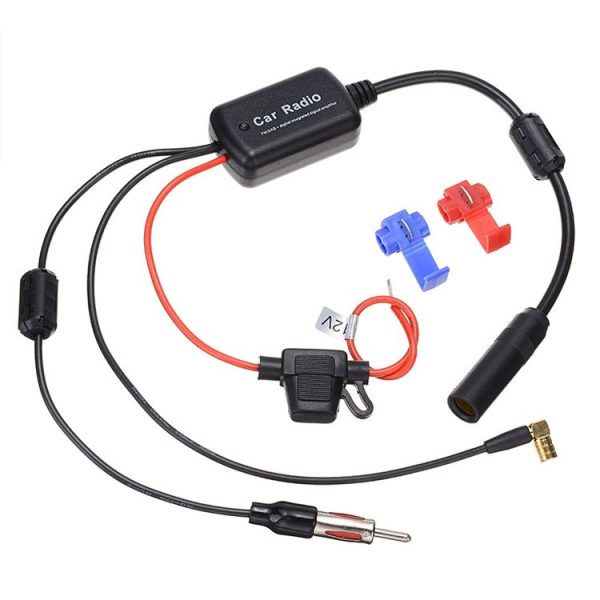 Car Aerial DAB Digital Radio Signal Amplifier 12V Automobile 25dB Antenna - Image 2