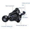 Aluminum Alloy Rotatable Magnetic Car Air Outlet Mobile Phone Holder (Silver) - Image 4