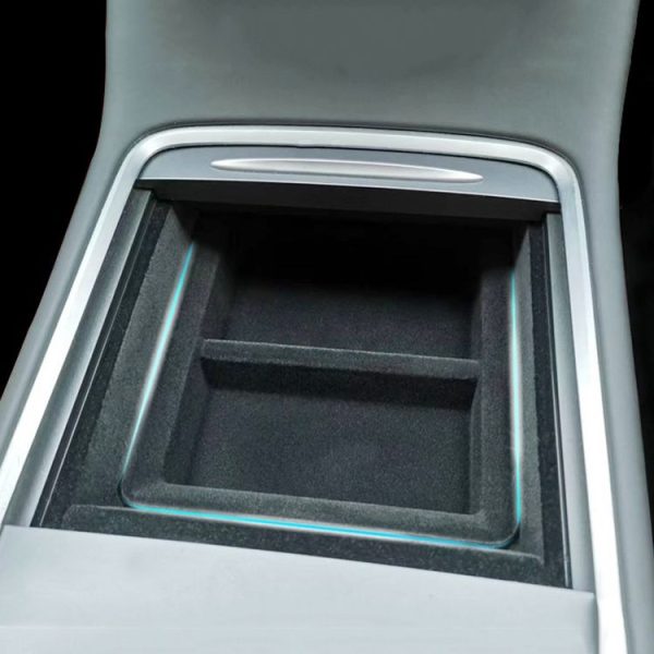 Tesla Model 3 / Y Center Console Armrest Box Sundries Storage Box (Central Control Type) - Image 2