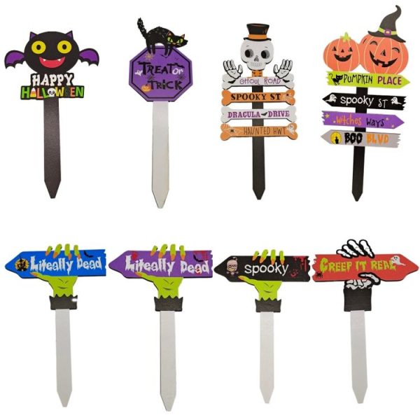 Halloween Yard Signs Outdoor Garden Decoration, Color: No.1 - Image 2