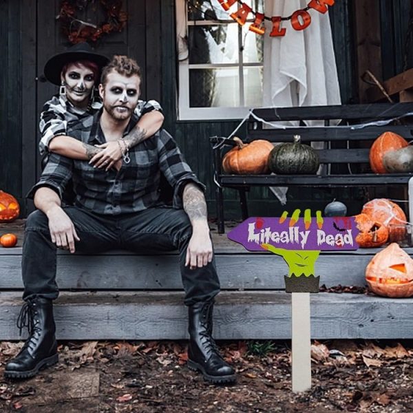 Halloween Yard Signs Outdoor Garden Decoration, Color: No.1 - Image 7