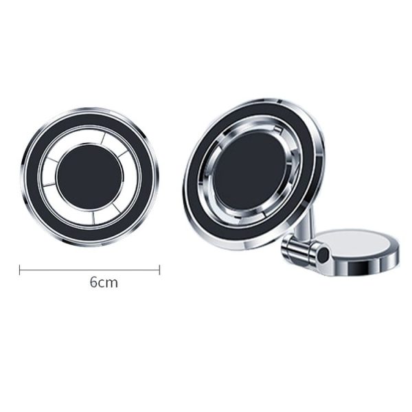 Dashboard Magnetic Navigation Foldable Universal Car Phone Holder (Black) - Image 3