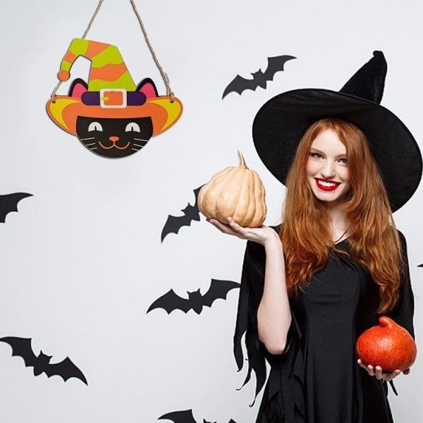 Halloween Decoration Pendants Holiday Scene Layout, Color: No.1 - Image 6