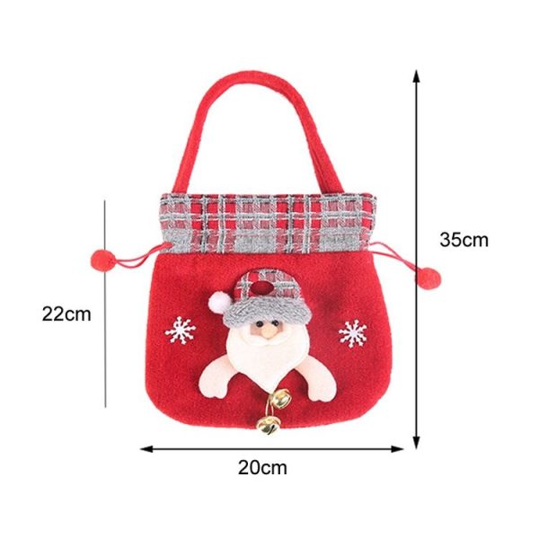 Christmas Decoration Gift Bag Christmas Eve Apple Wrapped Candy Jar (Old Man) - Image 3